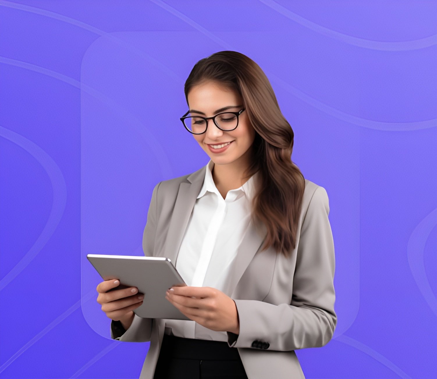 person holding tablet